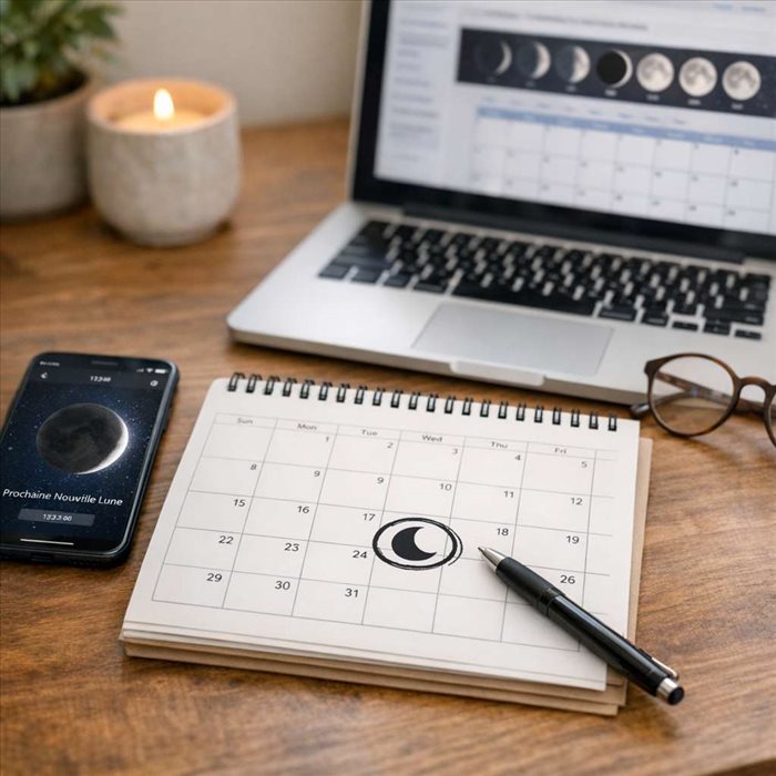 Prochaine nouvelle lune : date, calcul et sources fiables