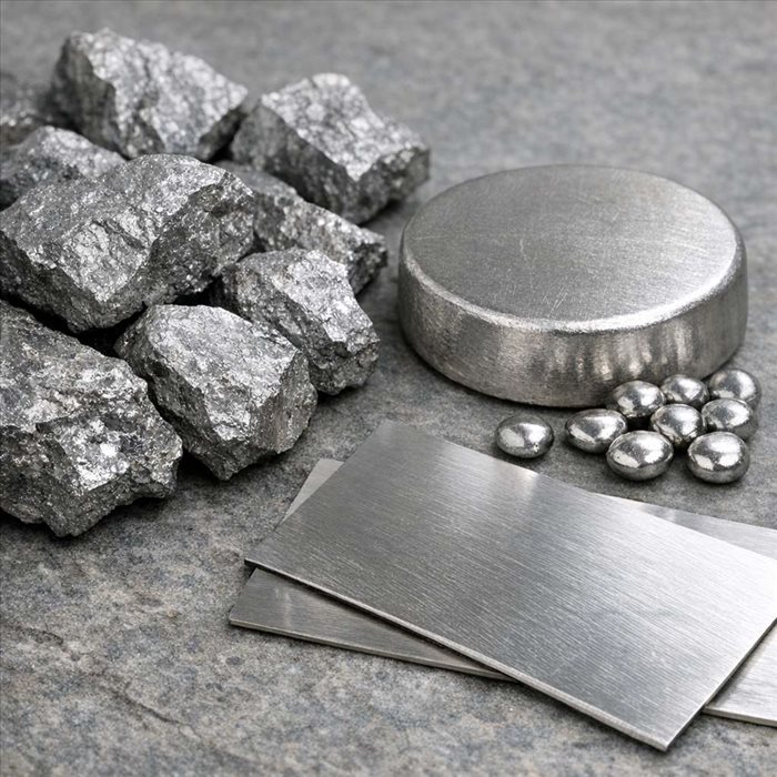 Couleur du nickel : aspect naturel et caractéristiques du métal
