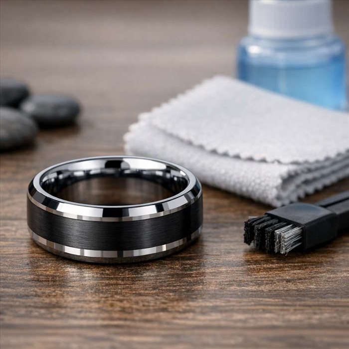 Bague en tungstène : avantages, caractéristiques et entretien