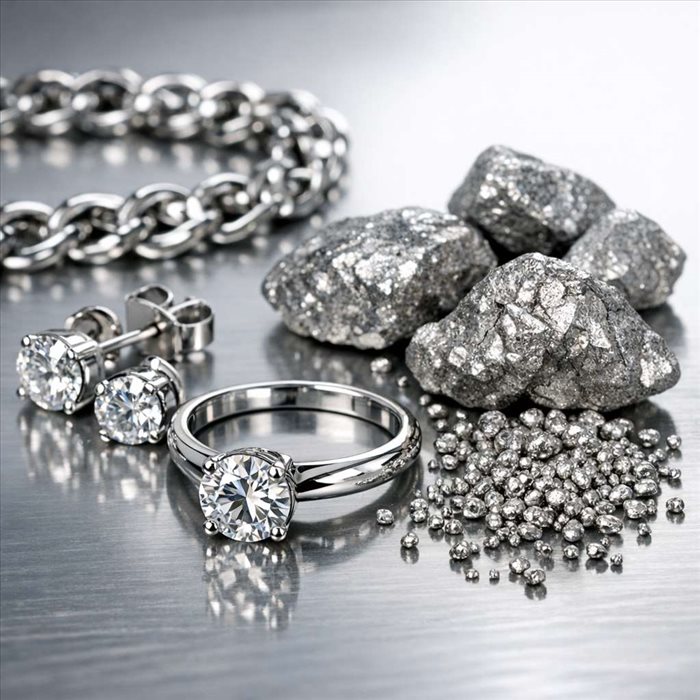 Rhodium plaqué : définition, atouts et usages en bijouterie