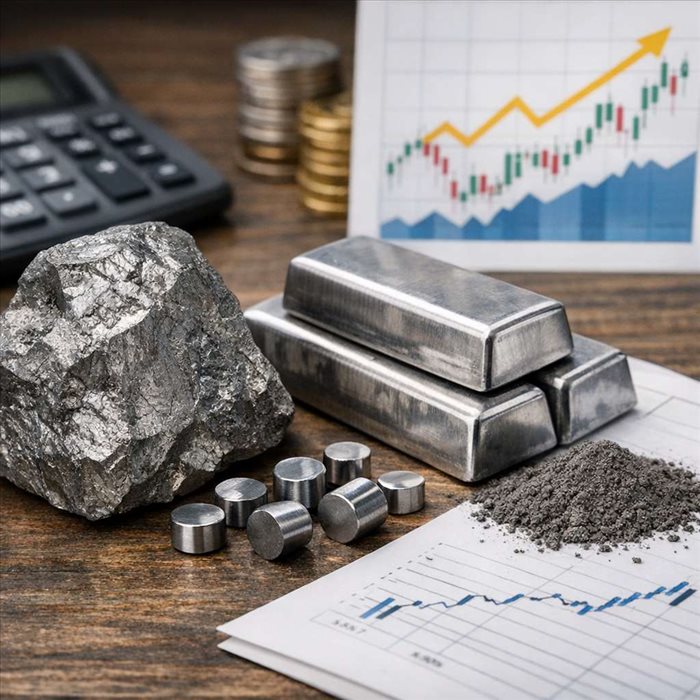 Prix du tungstène au kilo : cours, marché et évolution