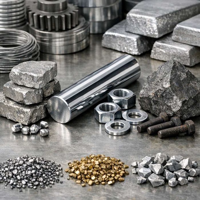Nickel, chrome et fer : propriétés, différences et alliages clés