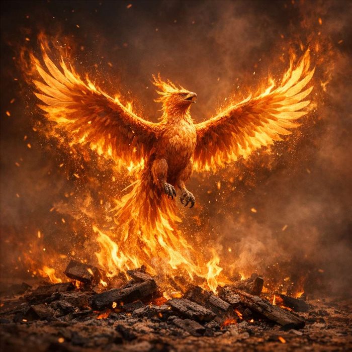 Pouvoirs du phénix dans la mythologie : feu et renaissance