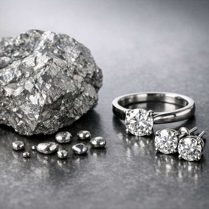 Couleur du rhodium : aspect naturel et caractéristiques clés