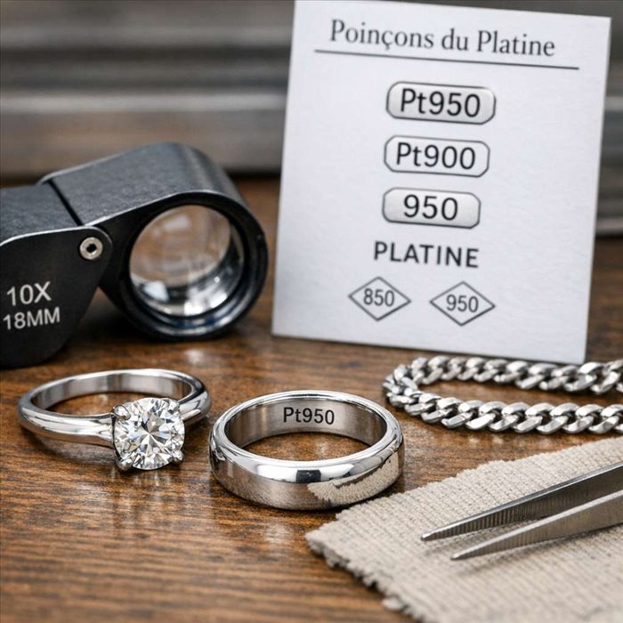 Poinçon du platine : signification, types et repères clés