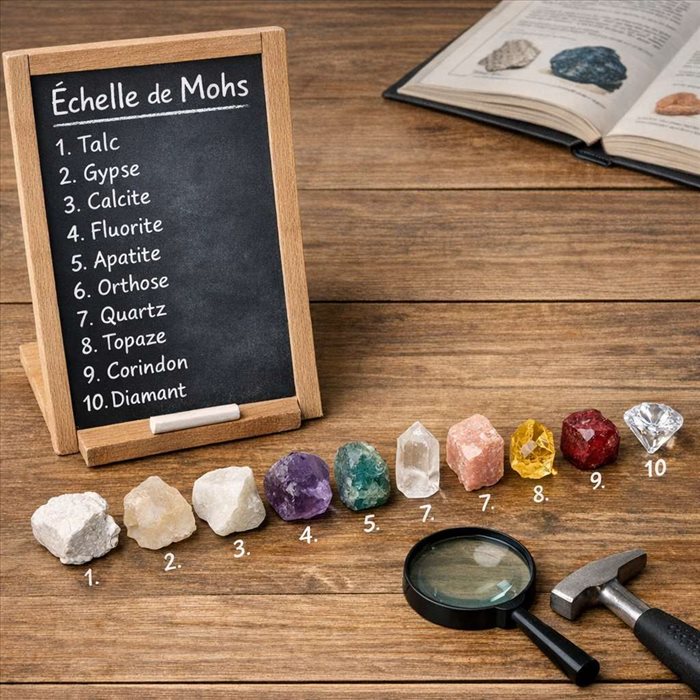 Échelle de Mohs : définition, utilité et limites pour les bijoux