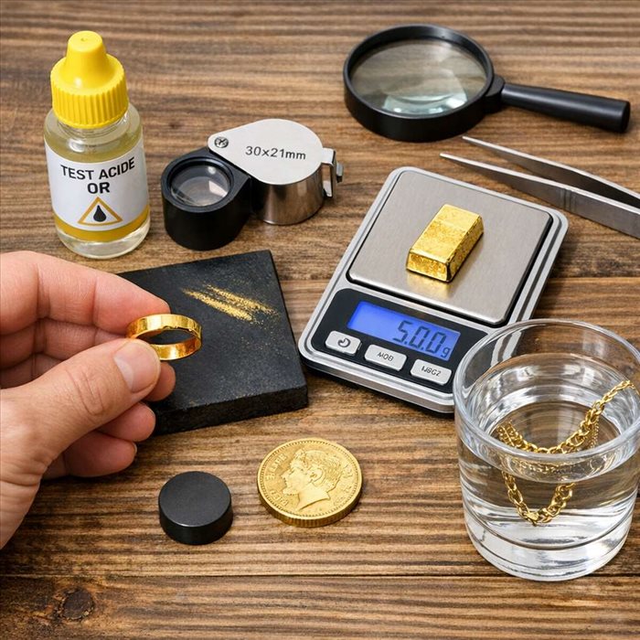 Comment vérifier l'authenticité de l'or : guide complet et rapide