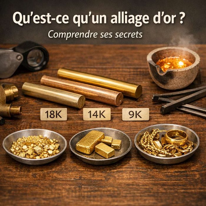 Alliage d'or : définition, composition et caractéristiques