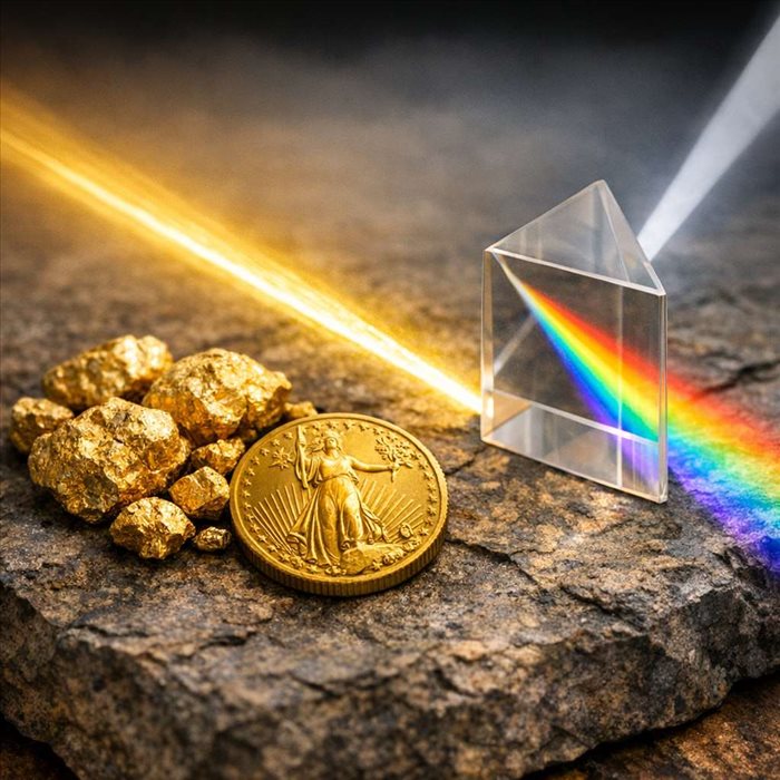 Pourquoi l’or est-il jaune naturellement ? | Explication simple