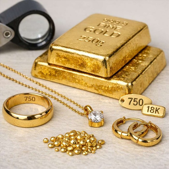 Que signifie la mention or 750 ? Guide complet sur l’or 18 carats
