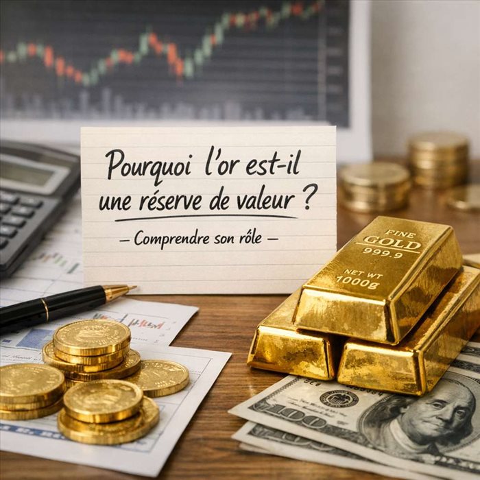 Pourquoi l'or est-il utilisé comme réserve de valeur ? | Guide SEO