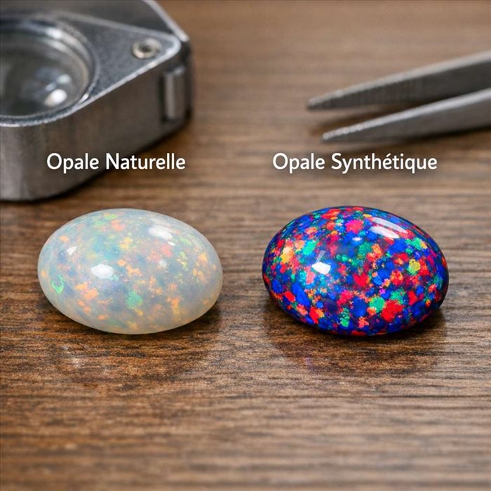Opale naturelle ou synthétique : comment les distinguer ?