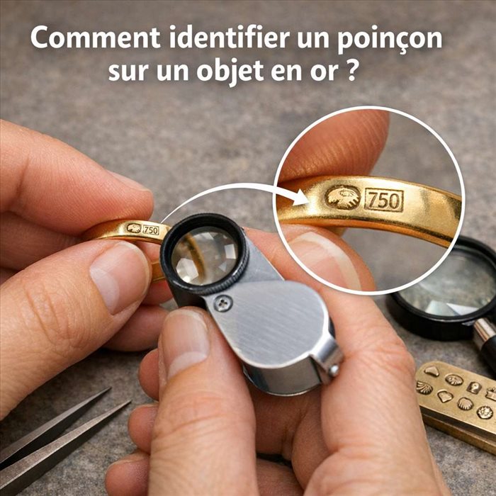 Comment identifier un poinçon sur un objet en or | Guide simple