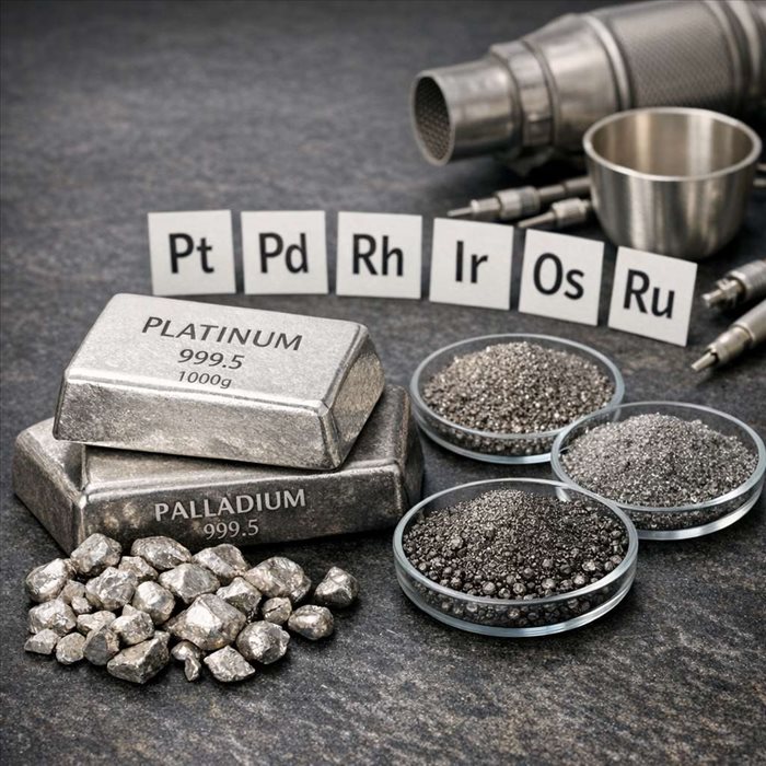 Groupe des métaux du platine : définition, usages et enjeux