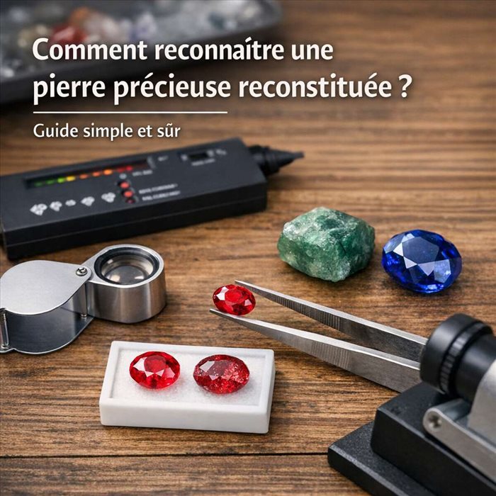 Comment reconnaître une pierre précieuse reconstituée ? Guide expert
