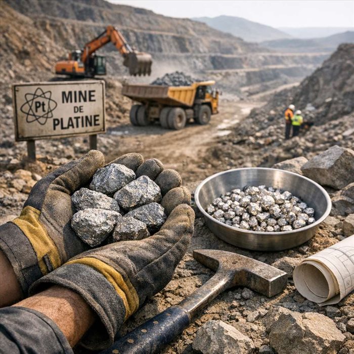 Comment le platine est-il extrait des mines ? Guide complet