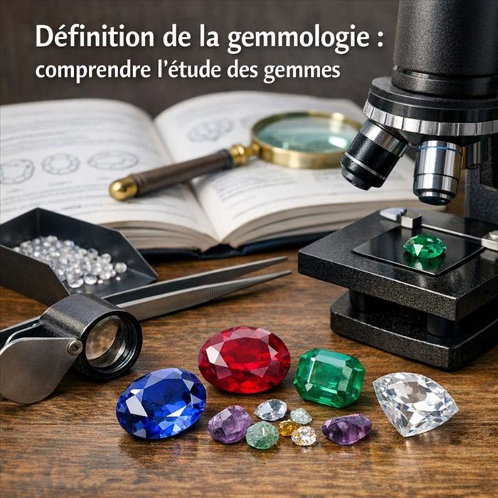 Définition de la gemmologie : guide clair et complet