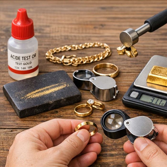 Comment reconnaître de l'or véritable : guide simple et fiable