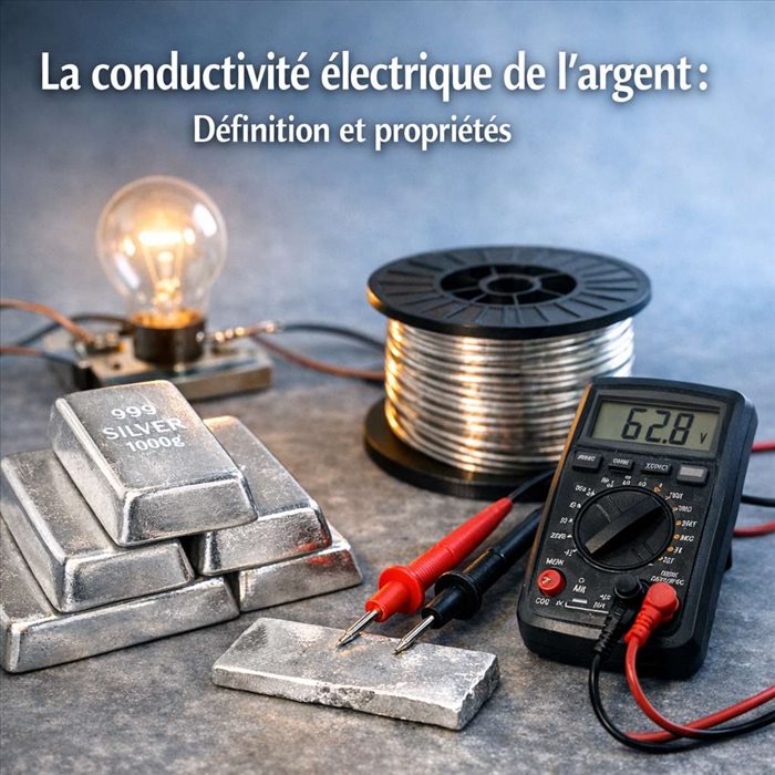 Conductivité électrique de l’argent : définition et propriétés clés