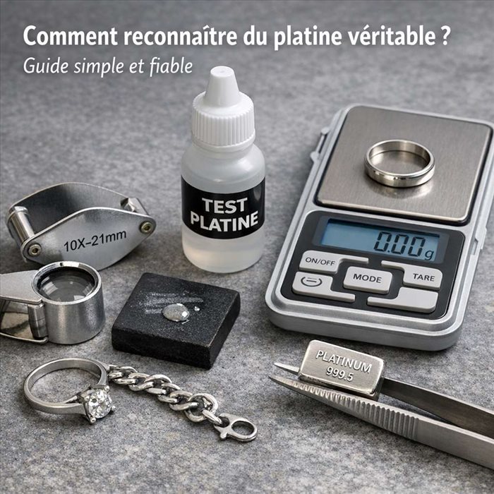 Comment reconnaître du platine véritable ? Guide complet et simple