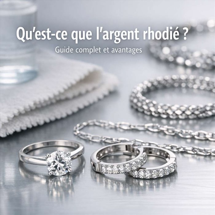 Qu’est-ce que l’argent rhodié ? Avantages, limites et entretien
