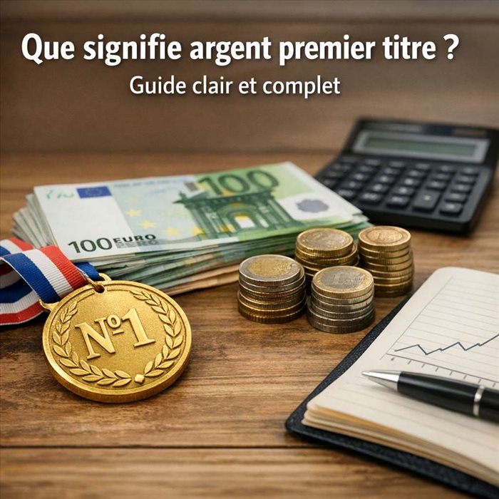 Argent premier titre : signification, poinçons et différences