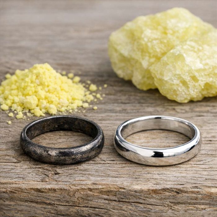 Pourquoi l’argent réagit-il au soufre ? Comprendre le noircissement
